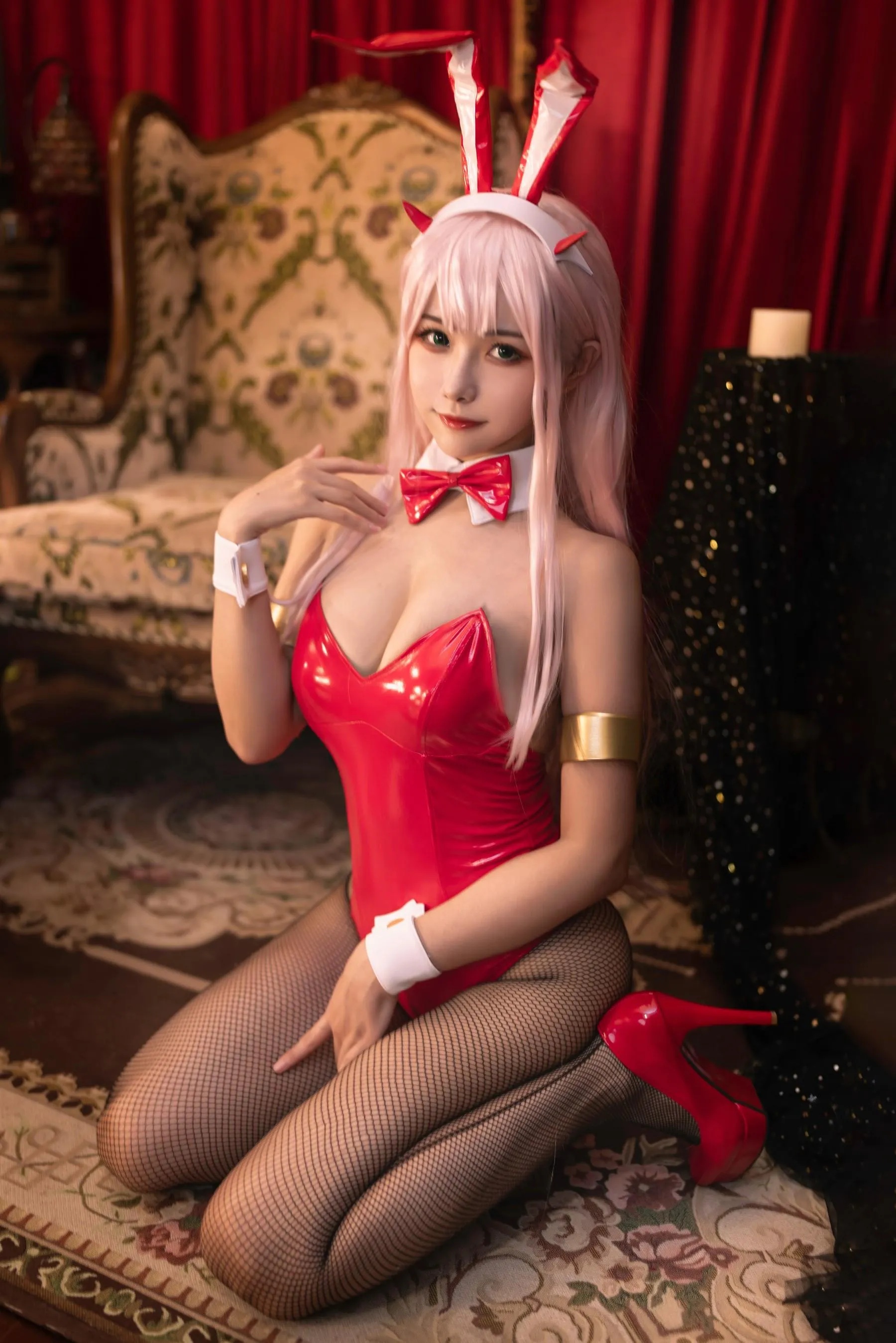 Momoko葵葵 – NO.36 DARLING in the FRANXX 02 泳装 兔女郎花嫁 [61P]插图9